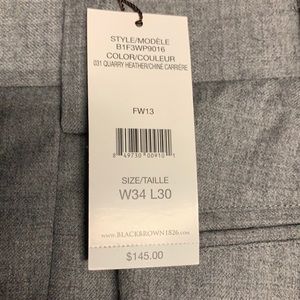 Brand new heather grey men’s dress pants, NWT